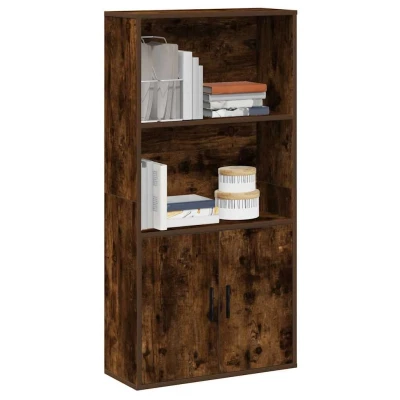 Afbeelding van vidaXL Boekenkast 60x24x120 cm bewerkt hout gerookt eikenkleurig