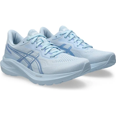 Afbeelding van Asics GT1000 13 Hardloopschoenen voor op de weg, Dames, Maat: 39.5, Light blue/light sapphire Textiel/ synthetisch