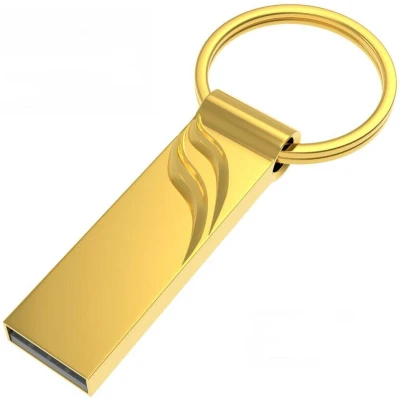 Afbeelding van USB stick 2.0 64GB Gold