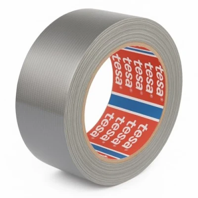 Afbeelding van Tesa 4615 Professional Universele tape voor reparatie, bevestiging, verpakking, markeren en verzegelen, 50 m x mm (grijs)