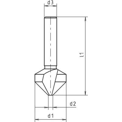 Afbeelding van ALPEN MAYKESTAG 0238000830100 Kegelverzinkboor 8.30 mm Cilinderschacht 1 stuk(s)