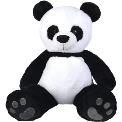 Afbeelding van Nicotoy Panda Beer RECYCLED Speelgoed 66 cm Pluche Bruin Alle leeftijden Knuffel
