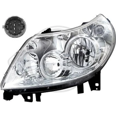 Afbeelding van DIEDERICHS 3484181 Koplampen Links H1, H1/H7, H7 FIAT: Ducato III Van, Platform / Chassis, Minibus, CITROËN: Relay II Van