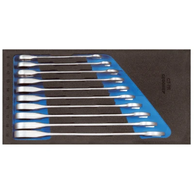 Afbeelding van Gedore 2308894 1500 CT1 7 R Ring steeksleutelset 10 delig