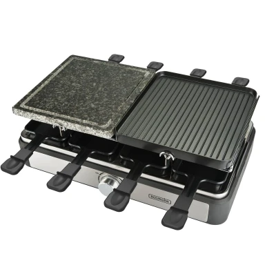 Afbeelding van Bourgini Gourmette/Raclette/Stone Grill Plus 8 personen