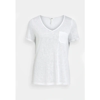 Afbeelding van Object SS Vneck NOOS Tshirt basic, Dames, Maat: XS, White