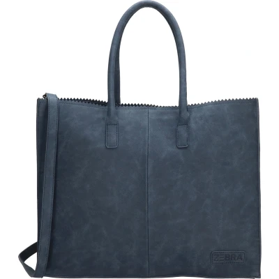 Afbeelding van Zebra Trends Lisa XL Shopper jeansblauw
