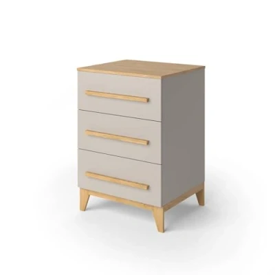 Afbeelding van Vitalispa Malia Ladekast 60 x 88 cm Kasjmier eik