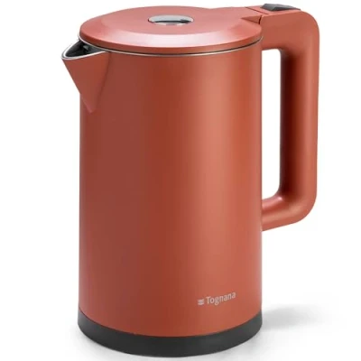 Afbeelding van Tognana Iridea, elektrische waterkoker, draadloos, 1,7 l, kunststof, roestvrij staal, rood