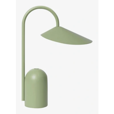 Afbeelding van ferm LIVING Arum Oplaadbare Tafellamp Tea Green