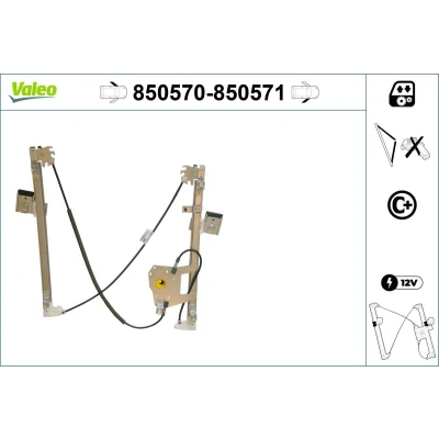 Afbeelding van Valeo Raammechanisme 850570