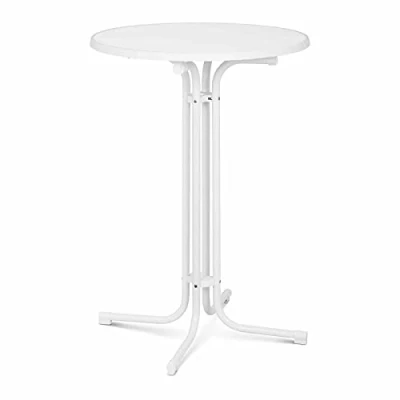 Afbeelding van Royal Catering Hoge bartafel Ø 70 cm vouwbaar wit