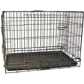 Afbeelding van Draadkooi 2 deurs hamerslag nr. 1 60x43x52 cm Gebr. de Boon
