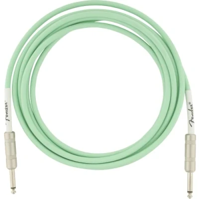Afbeelding van Fender Original Series Rechte kabel voor elektrische gitaar en bas, 3 m, groen