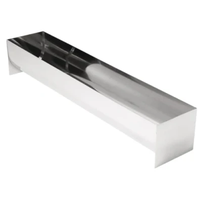 Afbeelding van Vogue E581 grote terrine U vorm roestvrij staal 90 x 500 100 mm