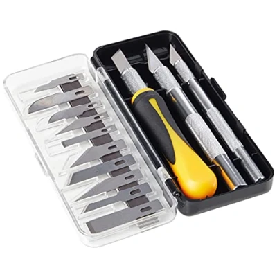 Afbeelding van ModelCraft PKN3305/S 16 delige Precisie knutsel Messen Set Gereedschap