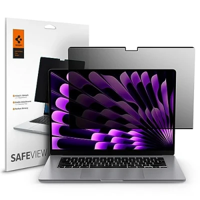 Afbeelding van Spigen SafeView Privacy Filter 1 Pack MacBook Air 15&#039; M2 2023