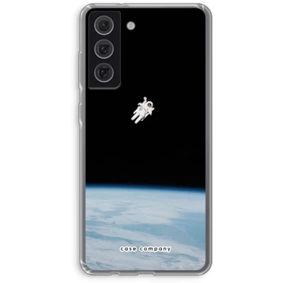 Afbeelding van Case Company® hoesje geschikt voor Samsung Galaxy S21 FE Alone in Space Soft Cover Telefoonhoesje Bescherming aan alle Kanten en Schermrand