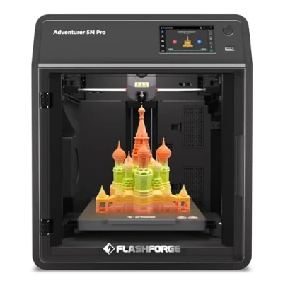 Afbeelding van Flashforge Adventurer 5M Pro 3D printer, high speed printer 600 mm/s met automatische nivellering, PEI plaat en dubbel filtersysteem, 220 x mm