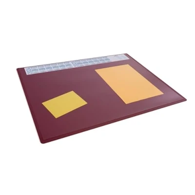 Afbeelding van Durable 722303 Bureau onderlegger 4 jaarskalender Rood, Transparant (b x h) 650 mm 500