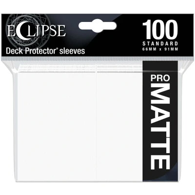 Afbeelding van Ultra Pro E 15612 Eclipse 100 stuks standaard matte hoezen arctic wit