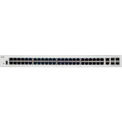 Afbeelding van Cisco Catalyst 1000 48T 4G L netwerkschakelaar, 48 Gigabit Ethernet (GbE), 4 1G SFP uplinkpoorten, verbeterde beperkte levenslange garantie (C1000 L)