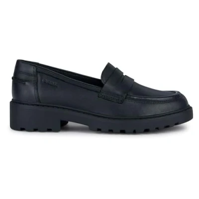 Afbeelding van Geox JR Casey Instappers voor kinderen, Maat: 37, Black Leer