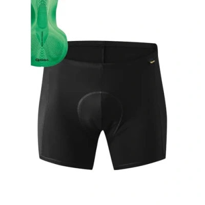 Afbeelding van Gonso Fietsbroek Sitivo u Heren Polyamide Zwart/groen Maat Xl