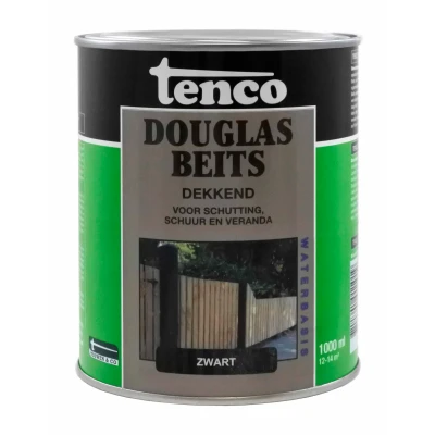 Afbeelding van Tenco Douglas Beits Dekkend Zwart 1 liter