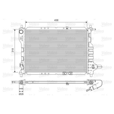 Afbeelding van Valeo Radiateur 701598