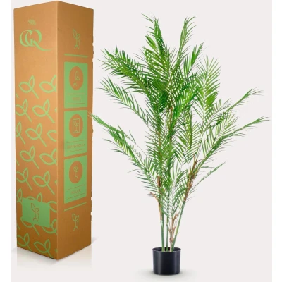 Afbeelding van Kunstplant Chamaedorea Elegans Bergpalm 120 cm