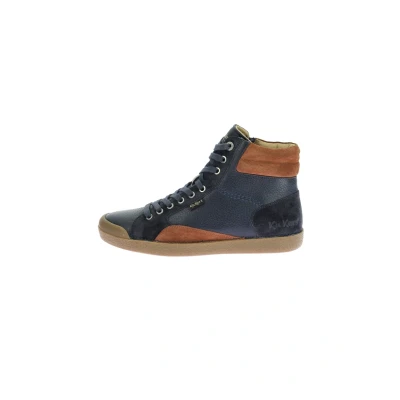 Afbeelding van Kickers TUNE Sneakers hoog, Heren, Maat: 42, Marine Leer