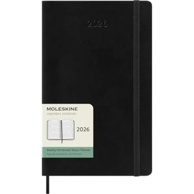 Afbeelding van Moleskine 12 Maanden Agenda 2026 Wekelijks Horizontaal Large Zachte Kaft Zwart