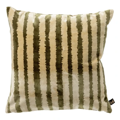 Afbeelding van Hoii LORENZO Sierkussen 45x45 cm Military Olive Groen Multicolor met duurzame kussenvulling