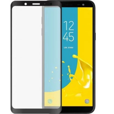 Afbeelding van Bigben Connected, Schermbeschermer Geschikt voor Samsung Galaxy J6 Plus 2018 Anti kras 2.5D, Doorzichtig zwart