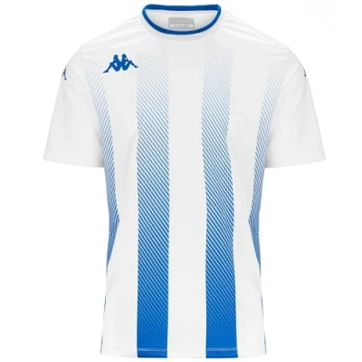 Image de Kappa Bugo T Shirt Homme, Blanc Bleu, XL