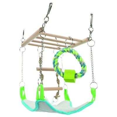 Afbeelding van Trixie Hangbrug Met Hangmat Speelgoed 17x22x15 cm