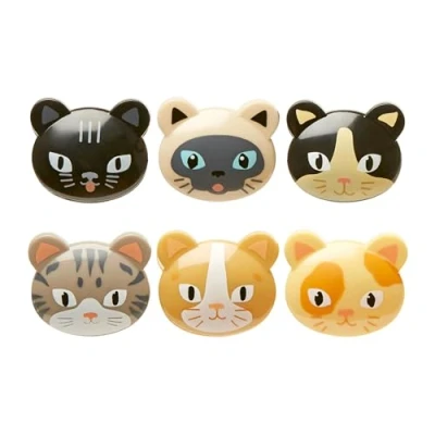 Afbeelding van Kat Bag Clips (Set Van 6)