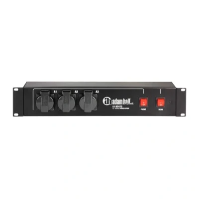 Afbeelding van Adam Hall 87472 19&quot; Steckdosenleiste 9 fach, 2 HE Stroomverdeler