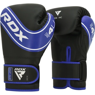 Afbeelding van Bokshandschoenen Kinderen RDX 4B Robo Kunstleer Kids 4 oz Blauw Zwart