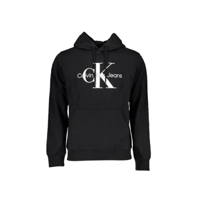 Afbeelding van Calvin Klein Jeans CORE Monogram Hoodie Sweater, Heren, Maat: Medium, Black