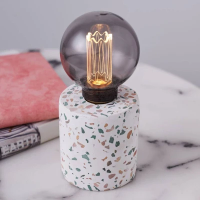 Afbeelding van Pauleen 48280 Elegant Flare led tafellamp met timer en batterij incl. 1 x 0,2 watt woonkamerverlichting beton, glas 2500 K E27