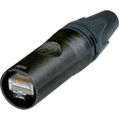 Afbeelding van Neutrik NE8MX6 B RJ45 etherCON CAT6 A connectoren Stekker, recht Aantal polen: 8P8C Zwart 1 stuk(s)