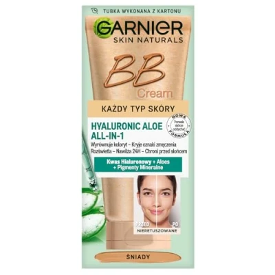 Afbeelding van Hyaluronic Aloe All In 1 BB cream vochtinbrengende voor alle huidtypes Sienna 50ml