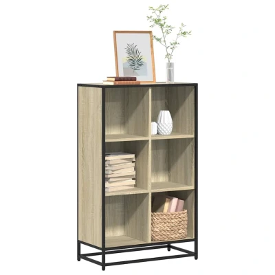 Afbeelding van vidaXL Boekenkast 65,5x33x107,5 cm bewerkt hout sonoma eikenkleurig