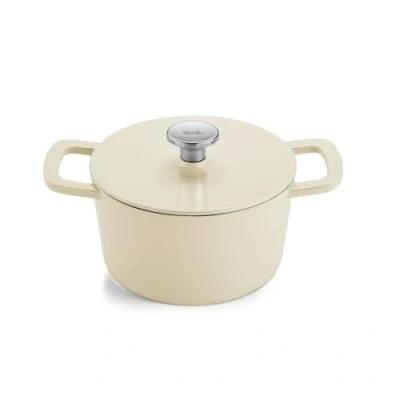 Afbeelding van Fissler Moments Kookpot Gietijzer Ivory White 20cm