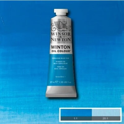 Afbeelding van Winton olieverf 37 ml Cerul Blue Hue