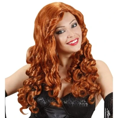 Afbeelding van Widmann Pruik, Jessica Rood Carnavalskleding Verkleedkleding