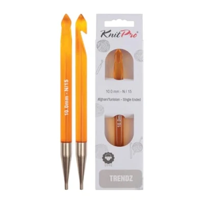 Afbeelding van Knitpro Trendz Tunische haaknaald 10 mm verwisselbaar