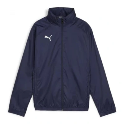 Afbeelding van Puma Teamgoal Allweather JR Unisex Trainingsvest voor kinderen, Maat: 140, Navy/white